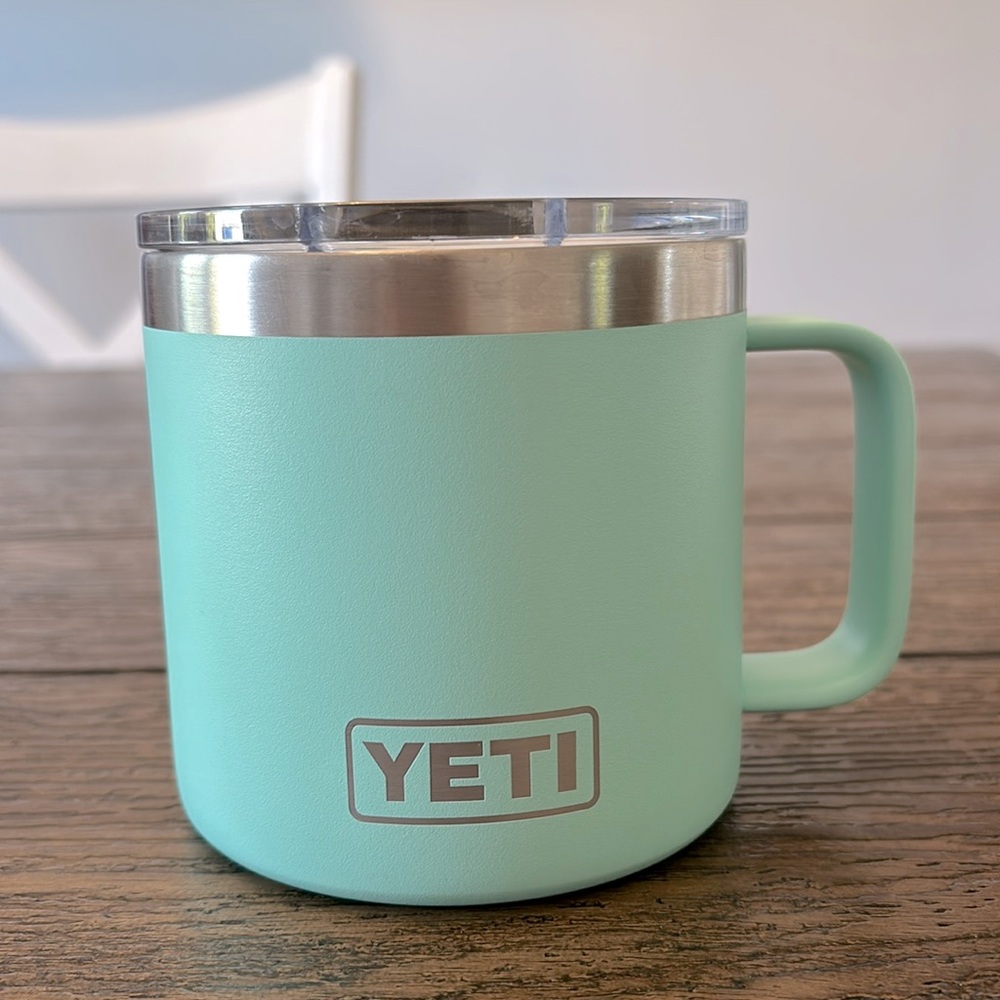 Yeti Tiffany Blue Insulated Mug (14oz)